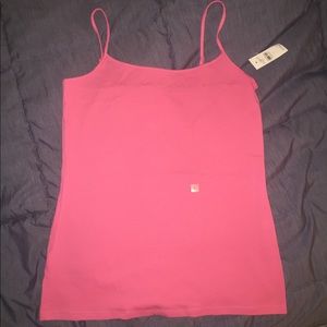 LOFT pink cami L, adjustable spaghetti straps, NWT